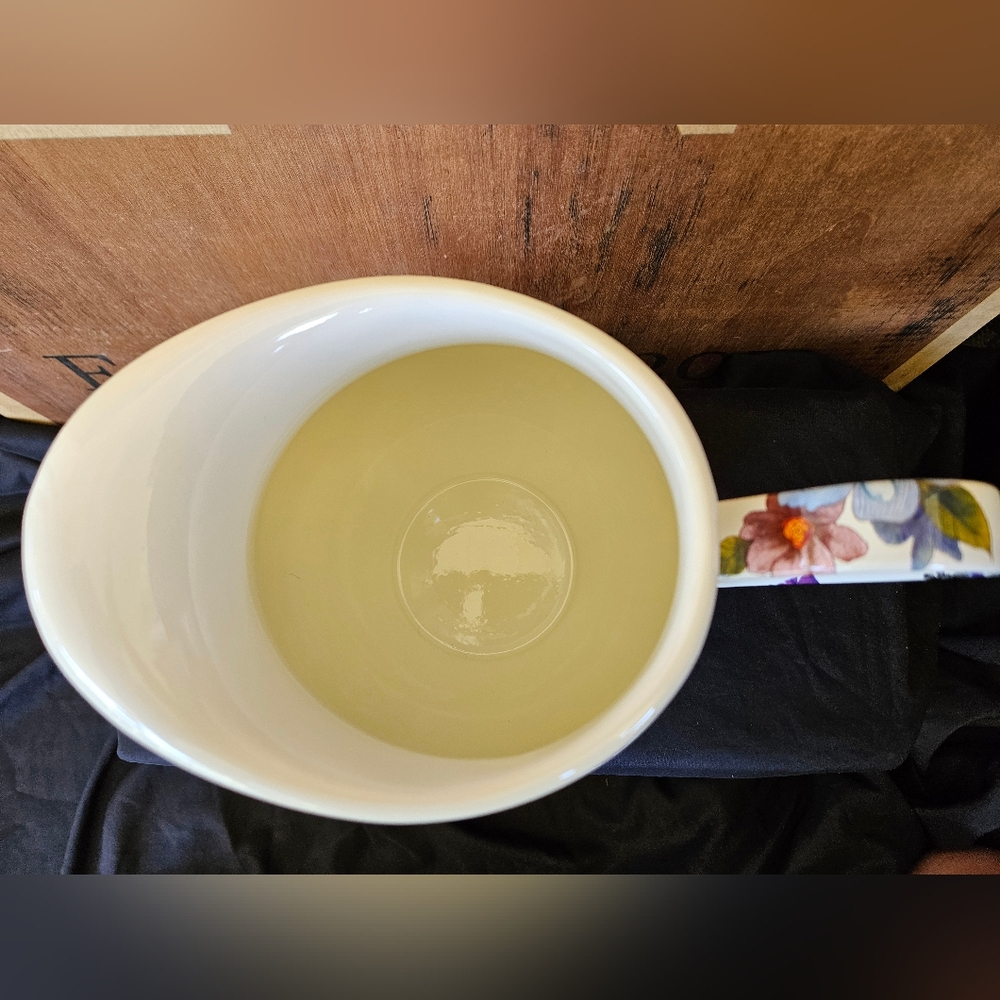 Mackenzie Childs Flower Market White Drink Pitcher - Picture 2 of 10